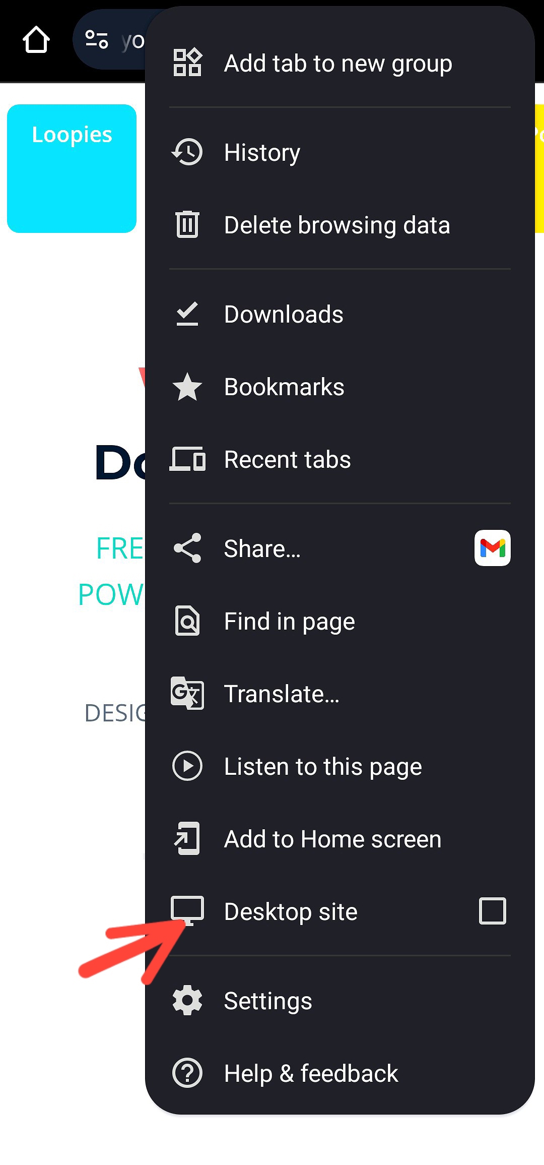 Switch to Desktop
